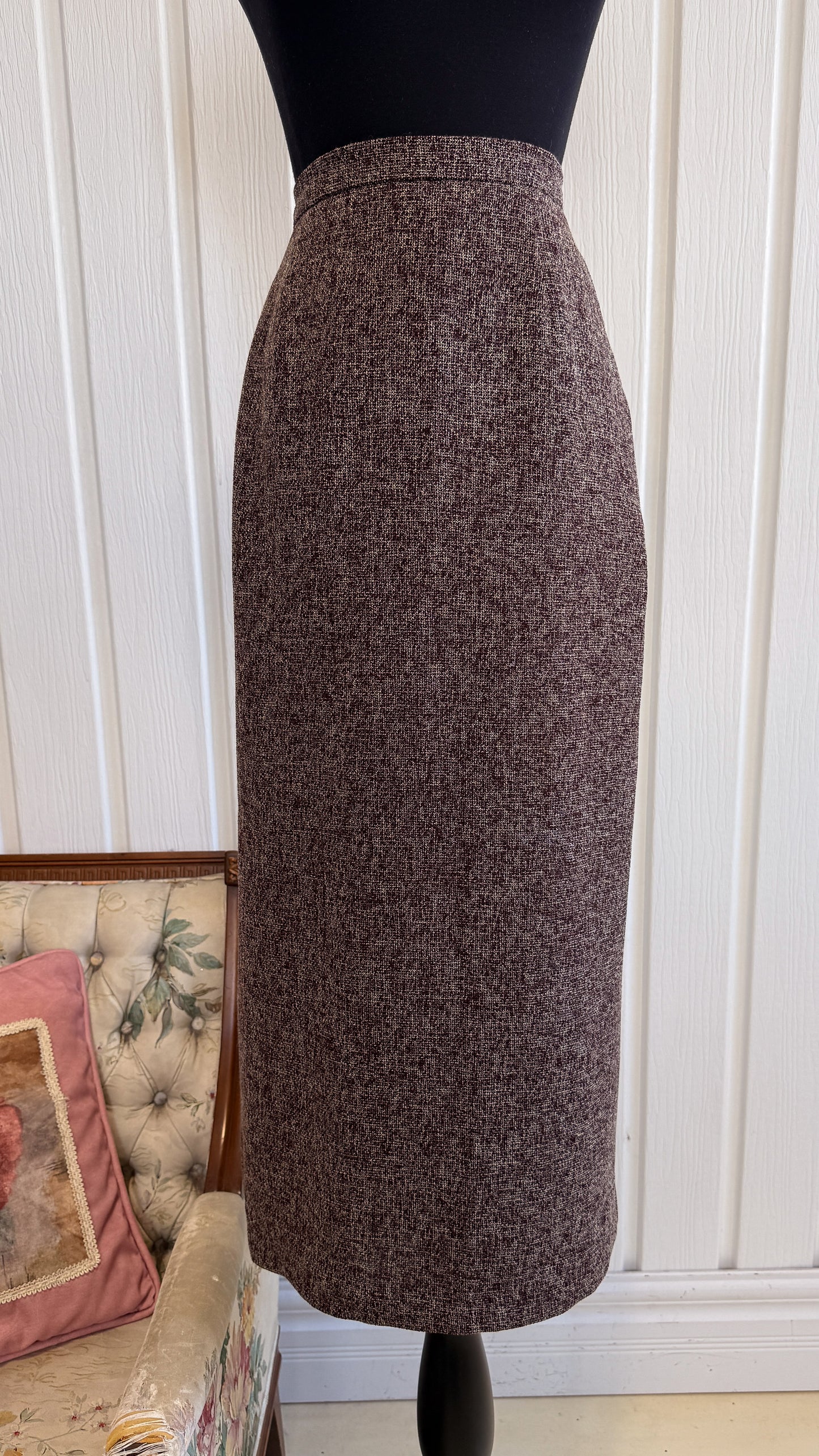 Jupe brune moucheté beige- medium