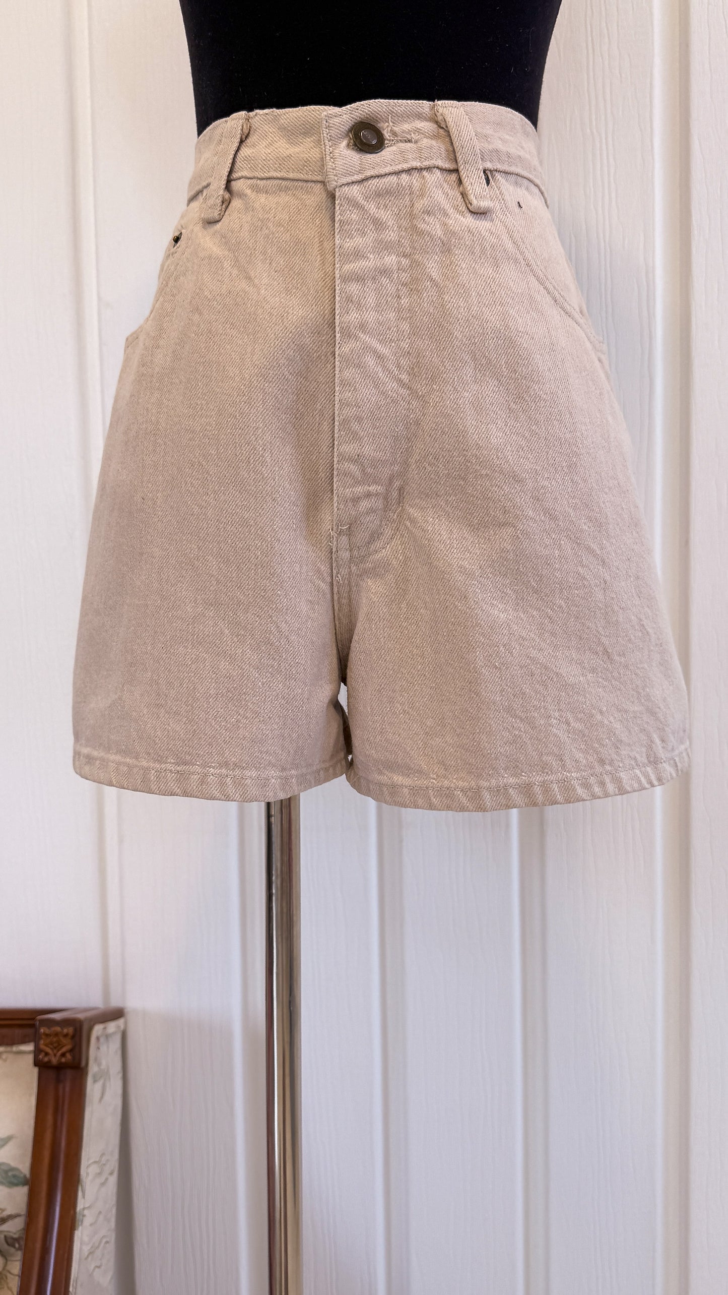 Shorts en jeans beige Express- small