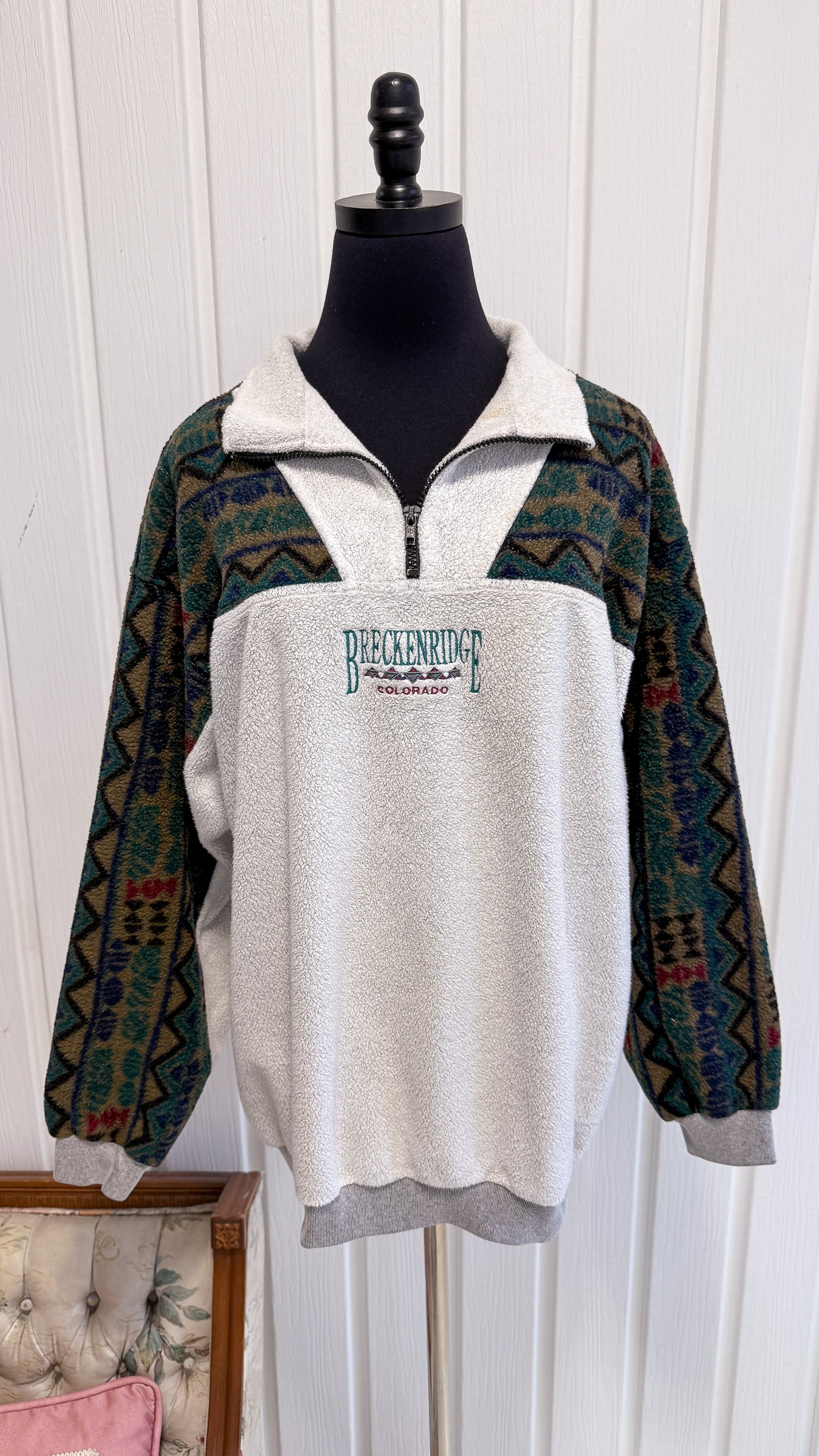 Chandail en polar gris Colorado- large