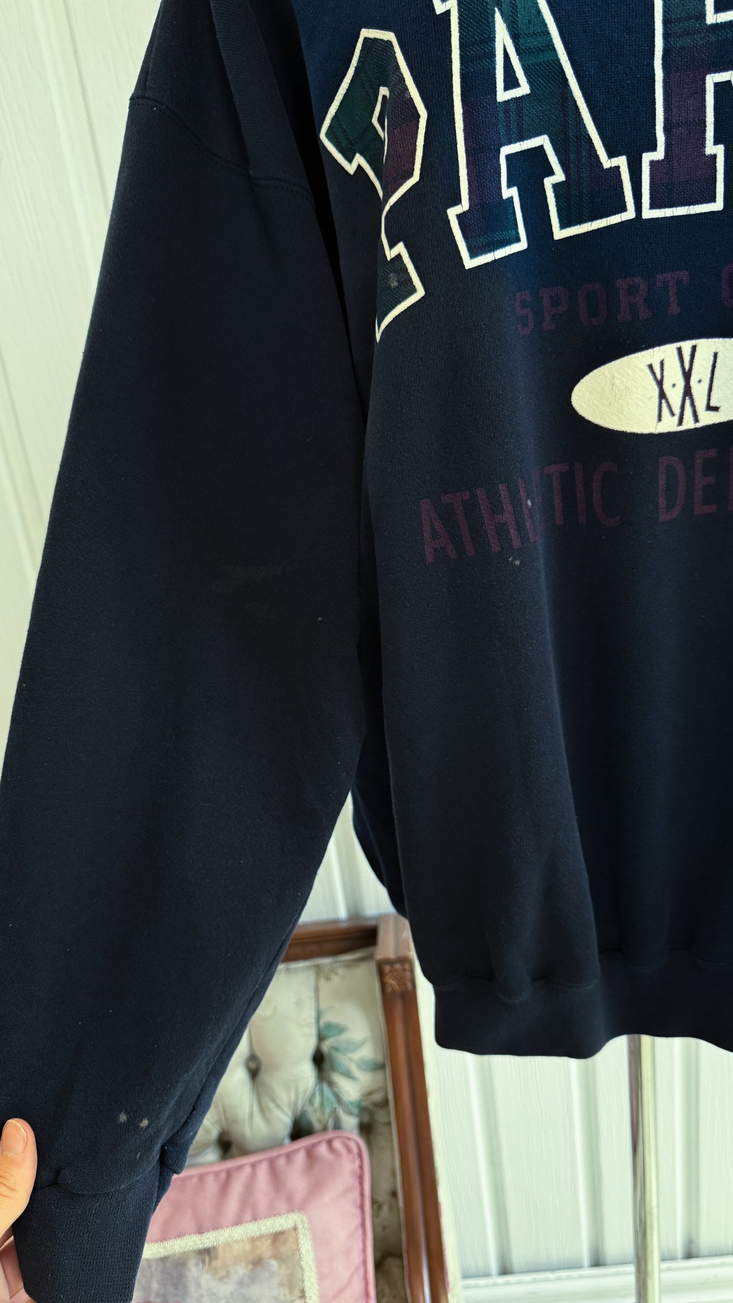 Chandail crewneck marine Paris - x-large