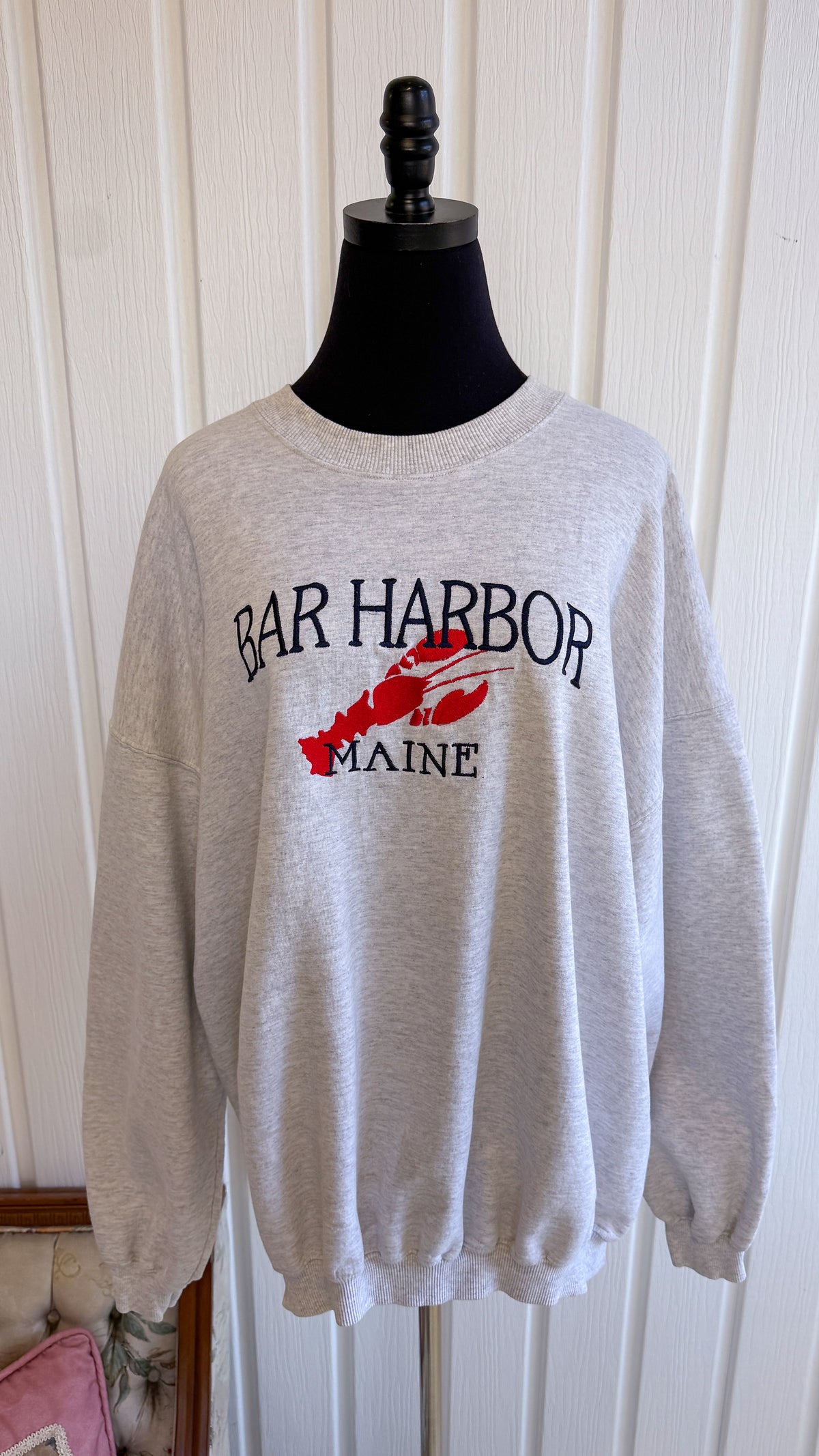 Chandail crewneck gris Bar Harbour- xx-large