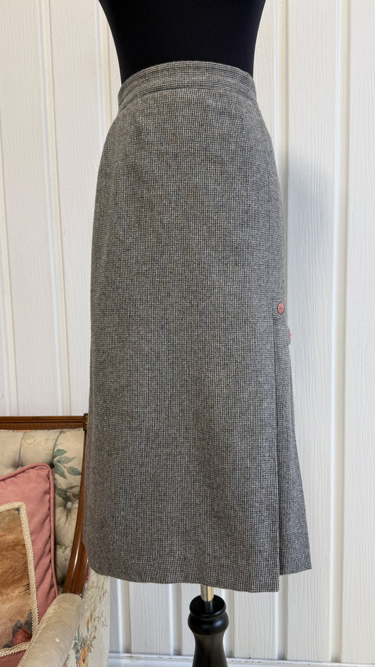 Jupe en lainage grise - medium