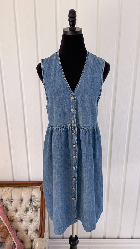 Robe chemisier en jeans- small