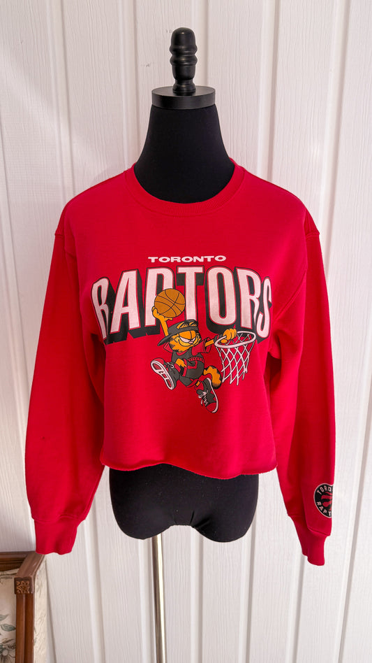 Chandail écourté Raptors x Garfield- small