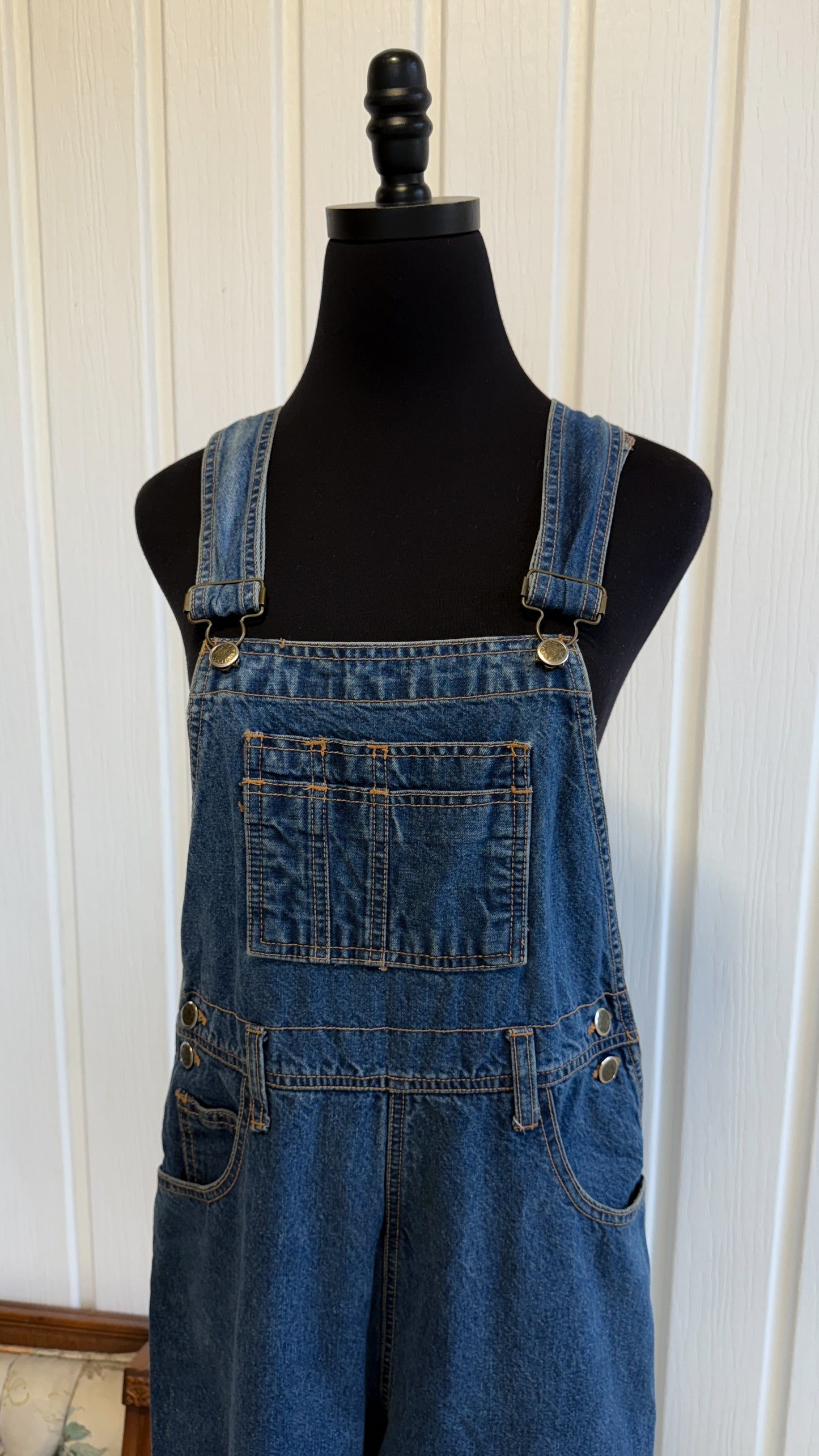 Real Comfort Denim Overalls - Small