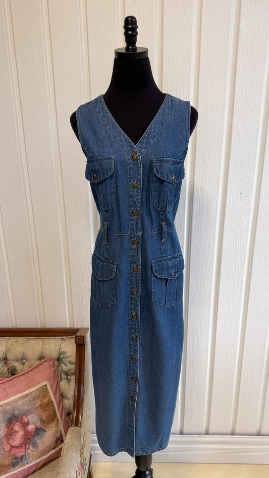 Robe chemisier en jeans - medium