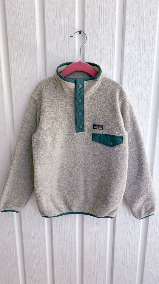 Enfants- chandail en polar beige Patagonia- 5/6ans
