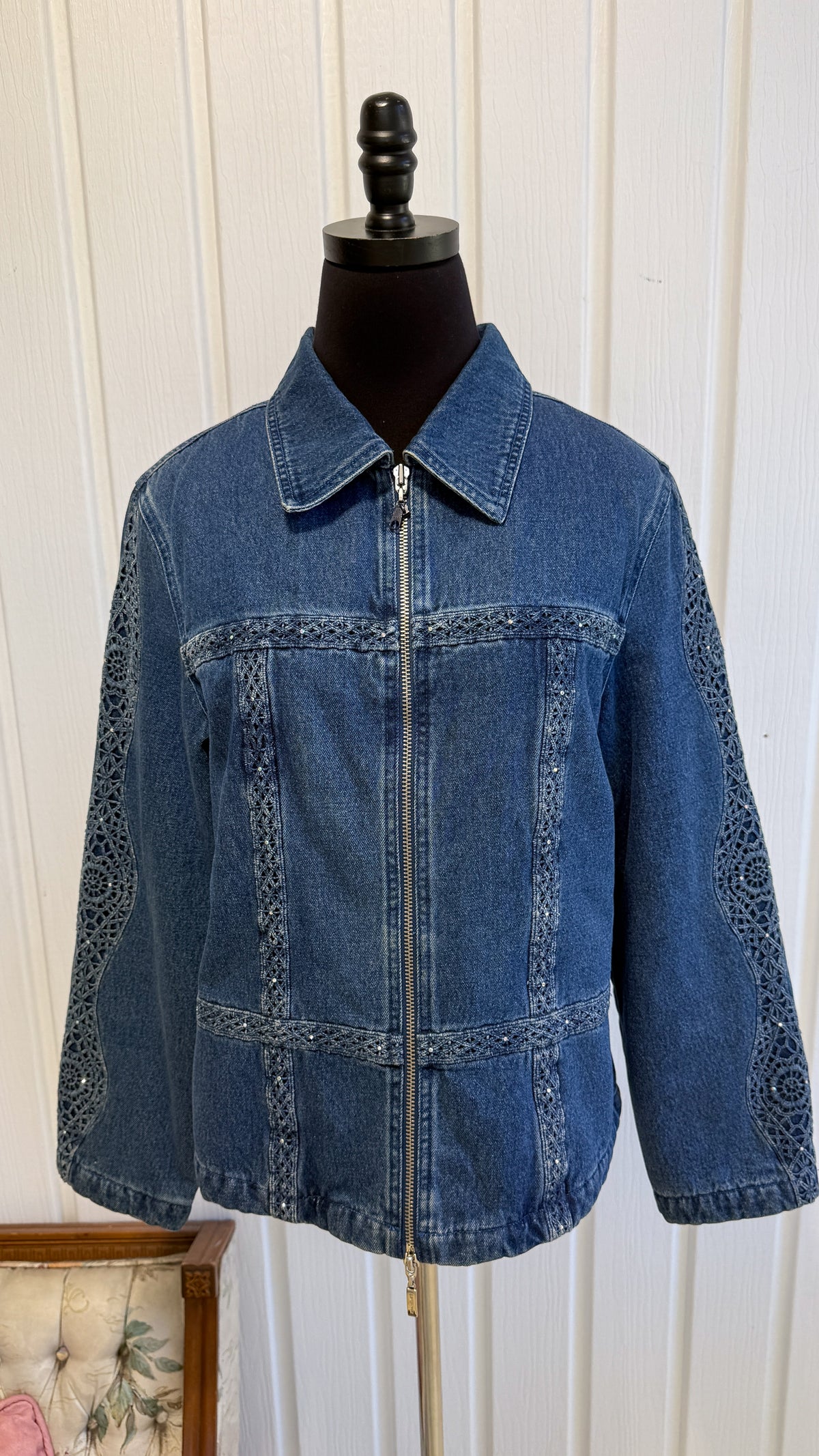 Veste en jeans doublé- medium