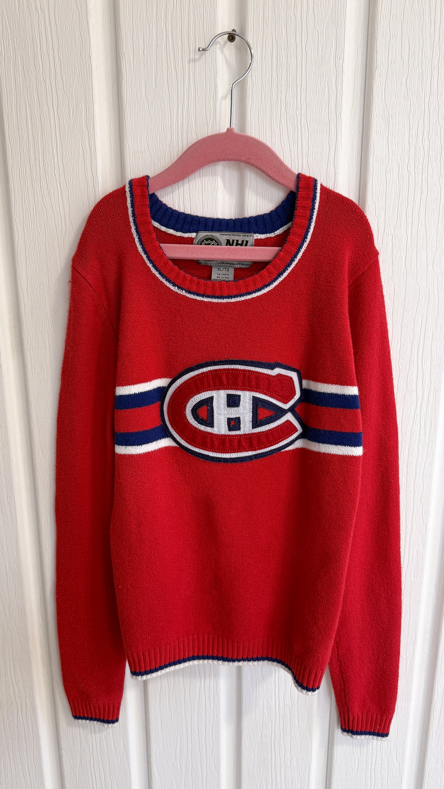 Children's - Red Canadian Knit Sweater - Size 6