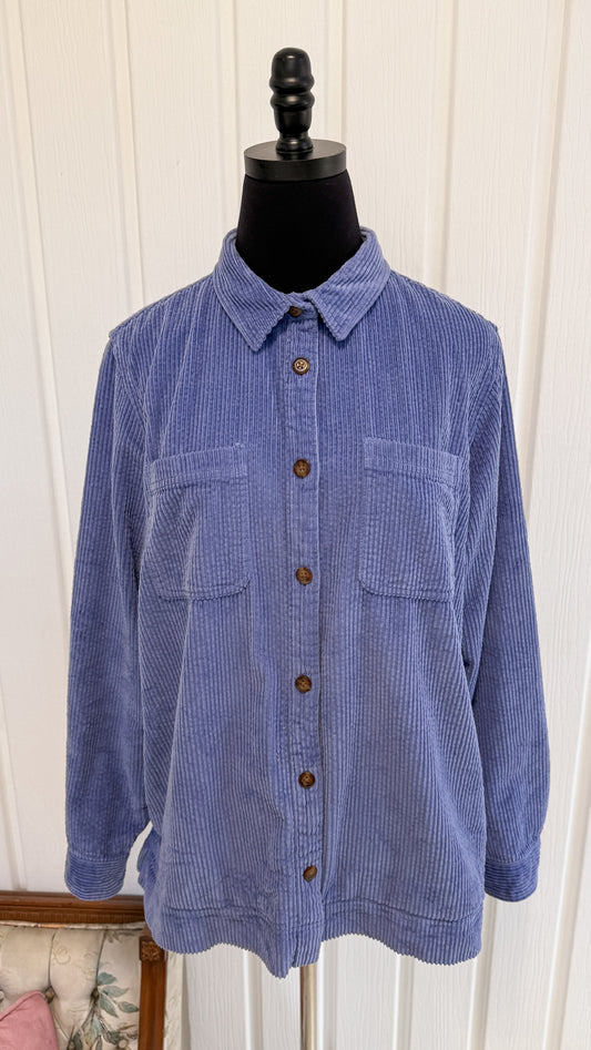 Veste en corduroy mauve - medium