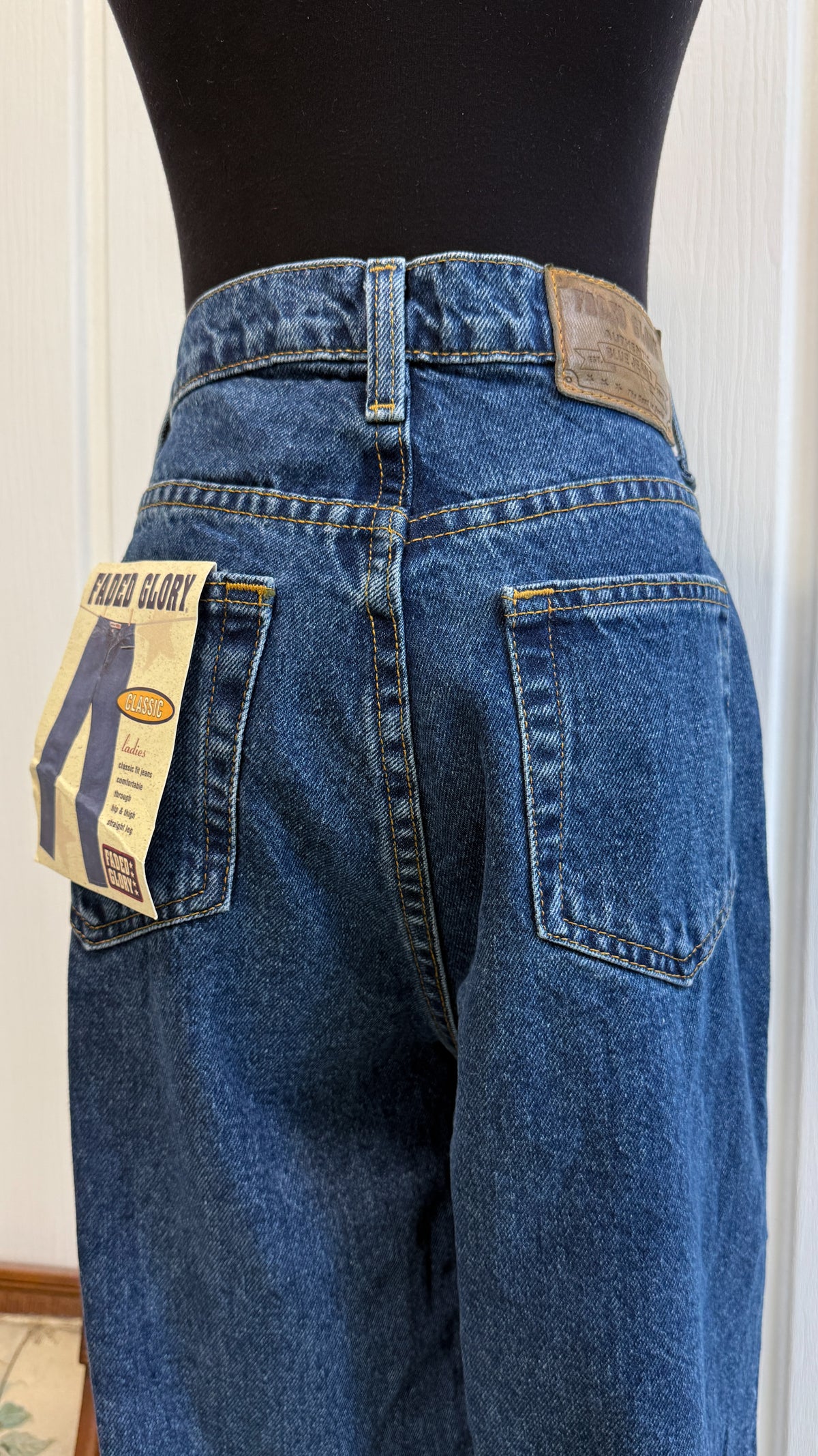 Jeans bleu foncé Faded Glory- medium