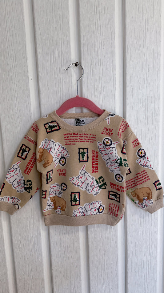 Enfants- chandail crewneck motifs nature- 2