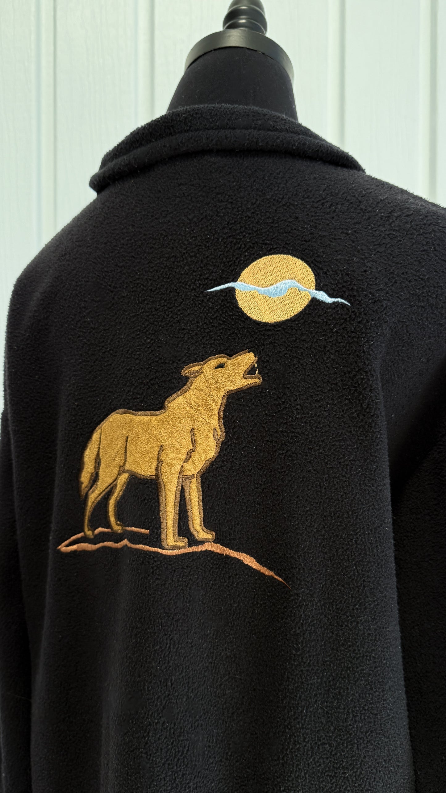 Veste en polar noire Jasper Canada- medium
