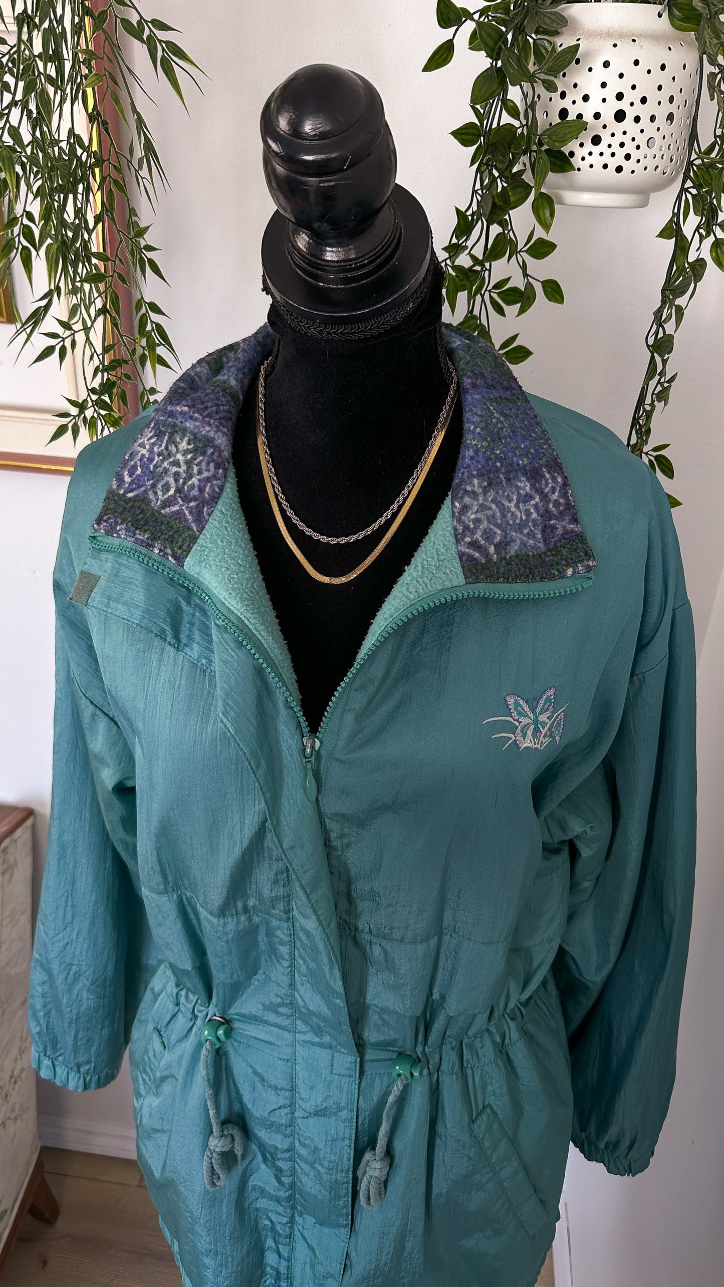 Manteau printemps turquoise - small