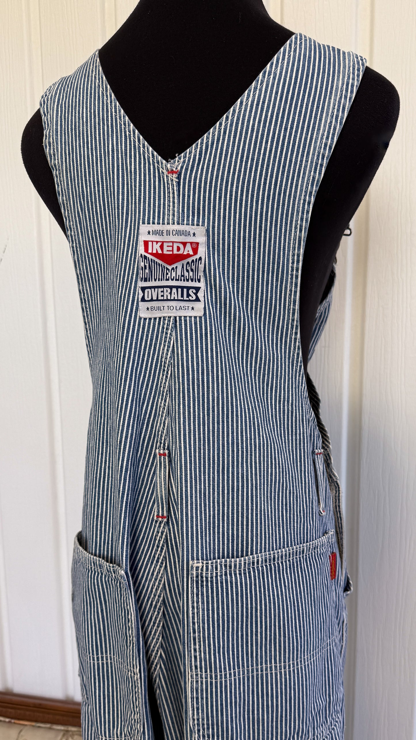 Salopette en jeans rayé ikeda- large