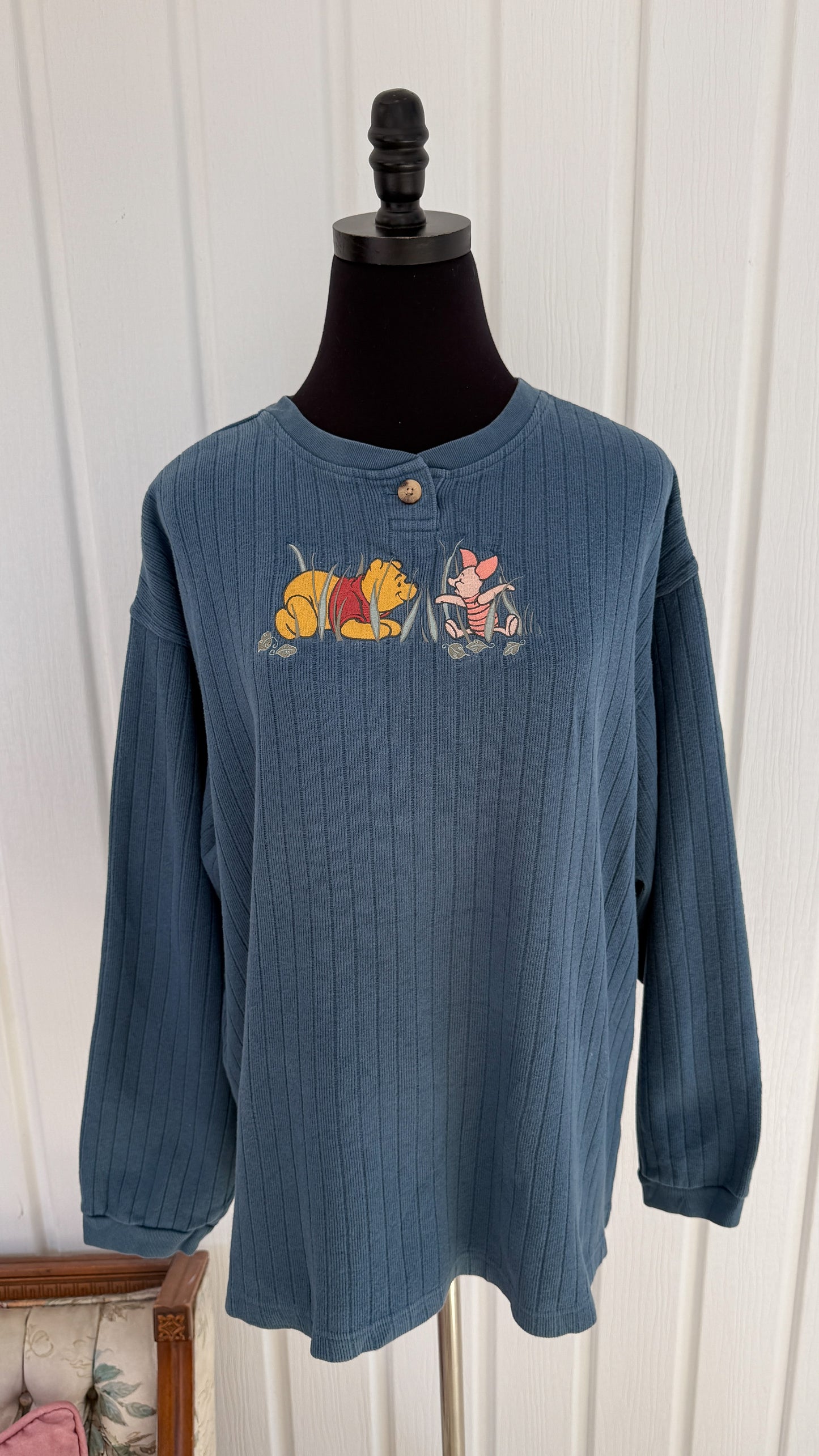 Chandail bleu Winnie the Pooh- x-large