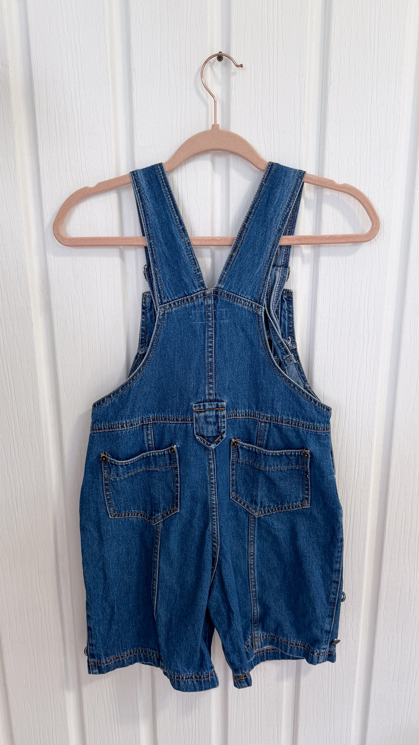 Enfants- Salopette-shorts en jeans- 10