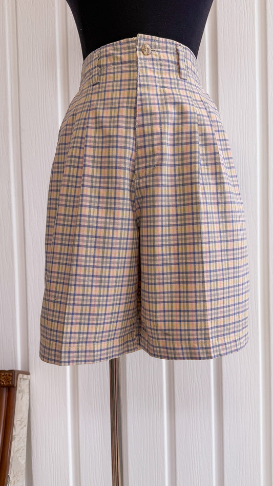 Bermuda beige carreauté pastel- medium