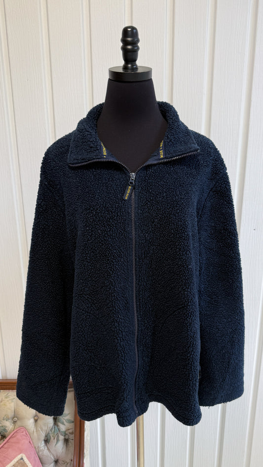 Veste en polar marine B.U.M- large