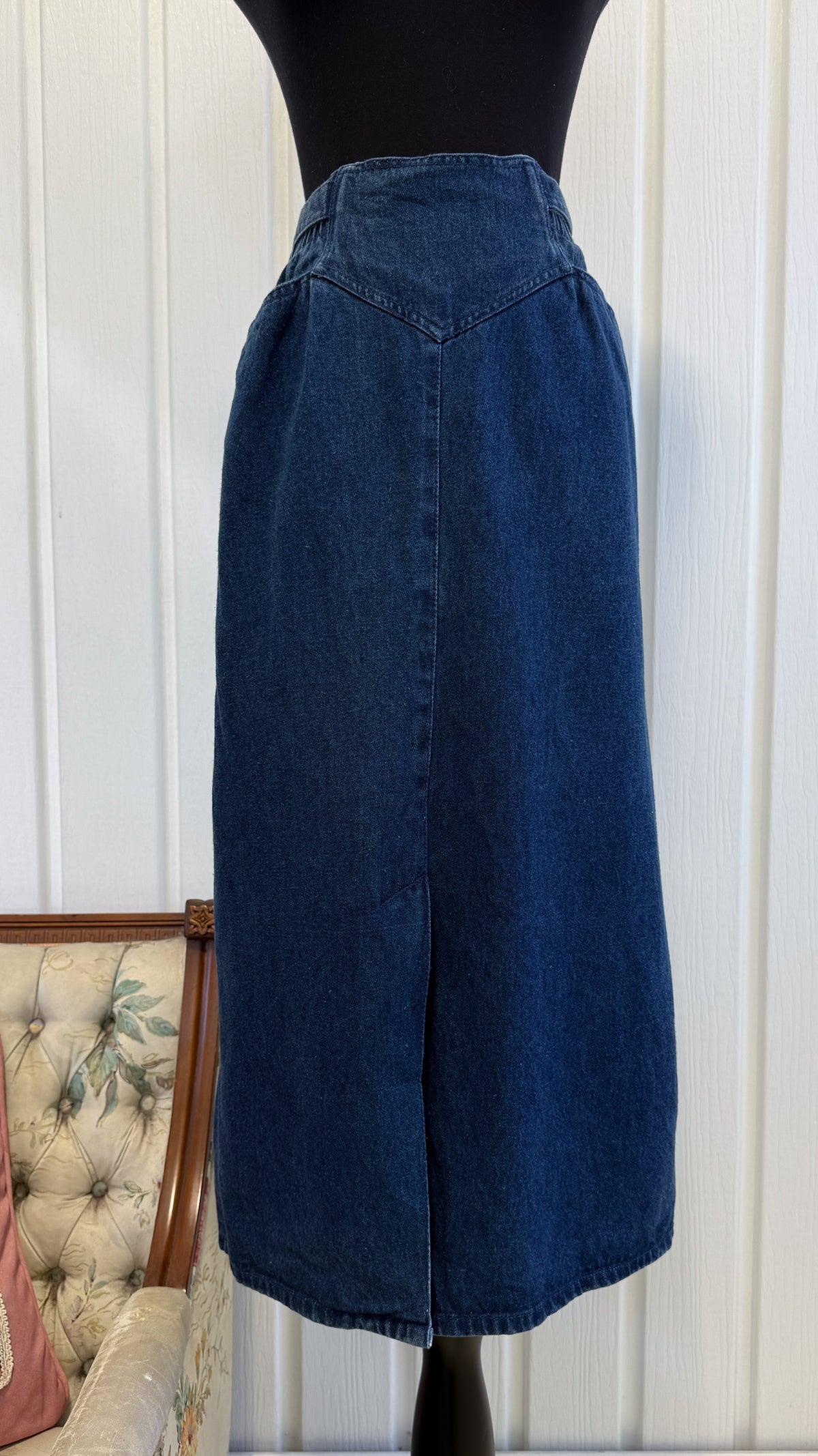 Jupe en jeans droite- taille plus
