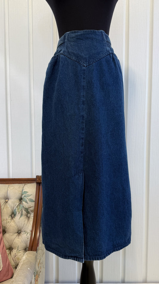 Jupe en jeans droite- taille plus