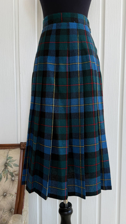 Jupe carreauté bleu,vert,rouge et jaune- small
