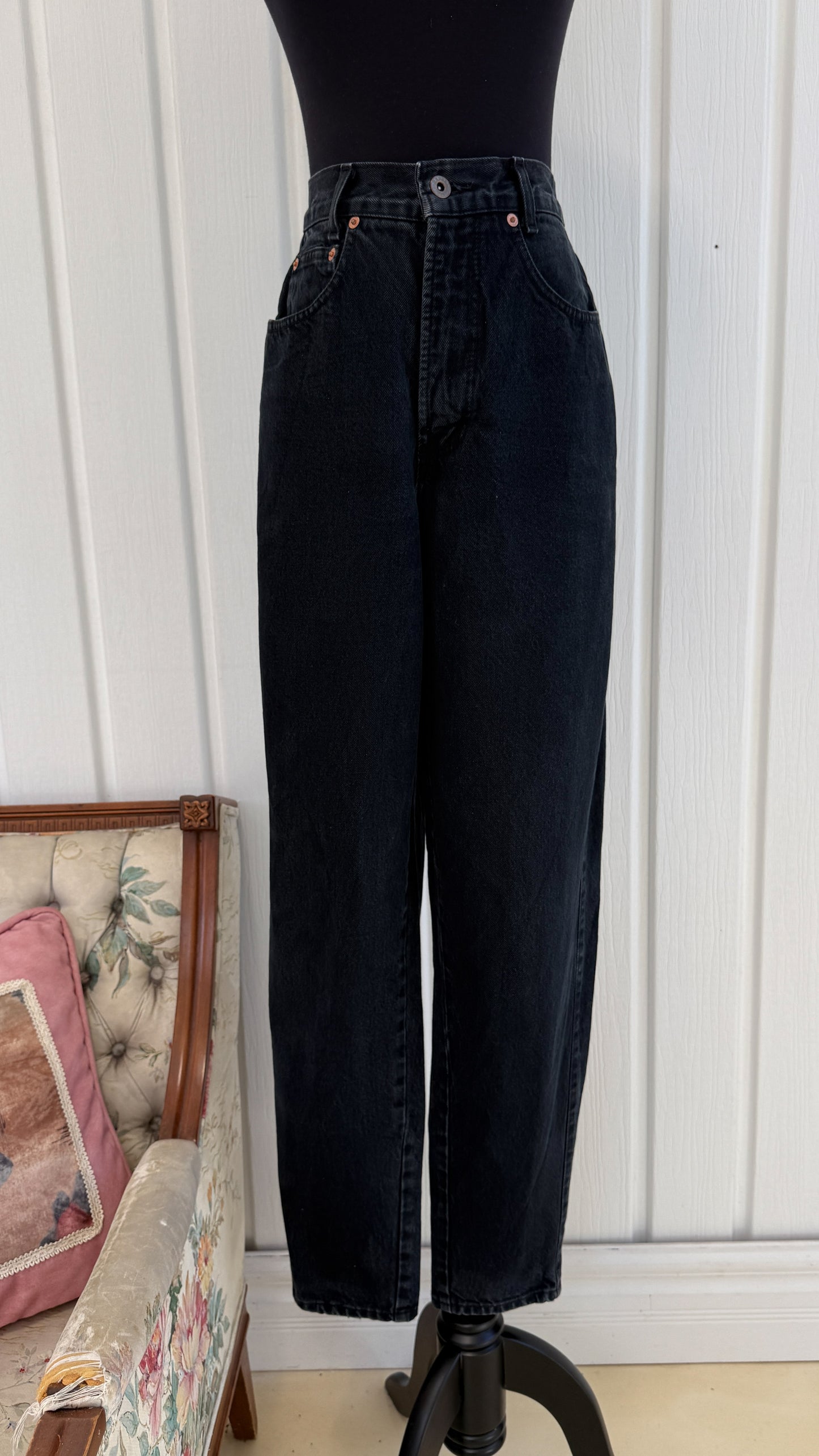 Jeans noir droit Manager- medium