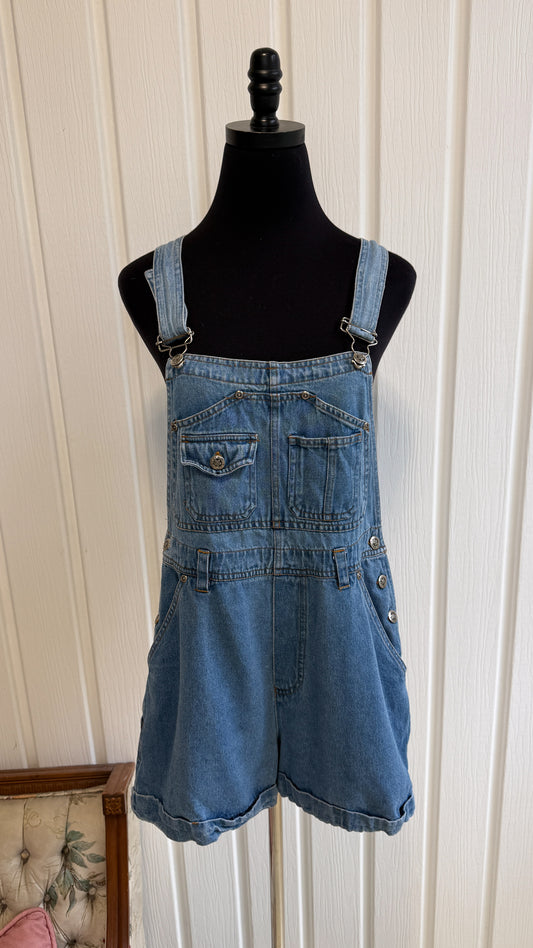 Salopette-short en jeans Rue- medium