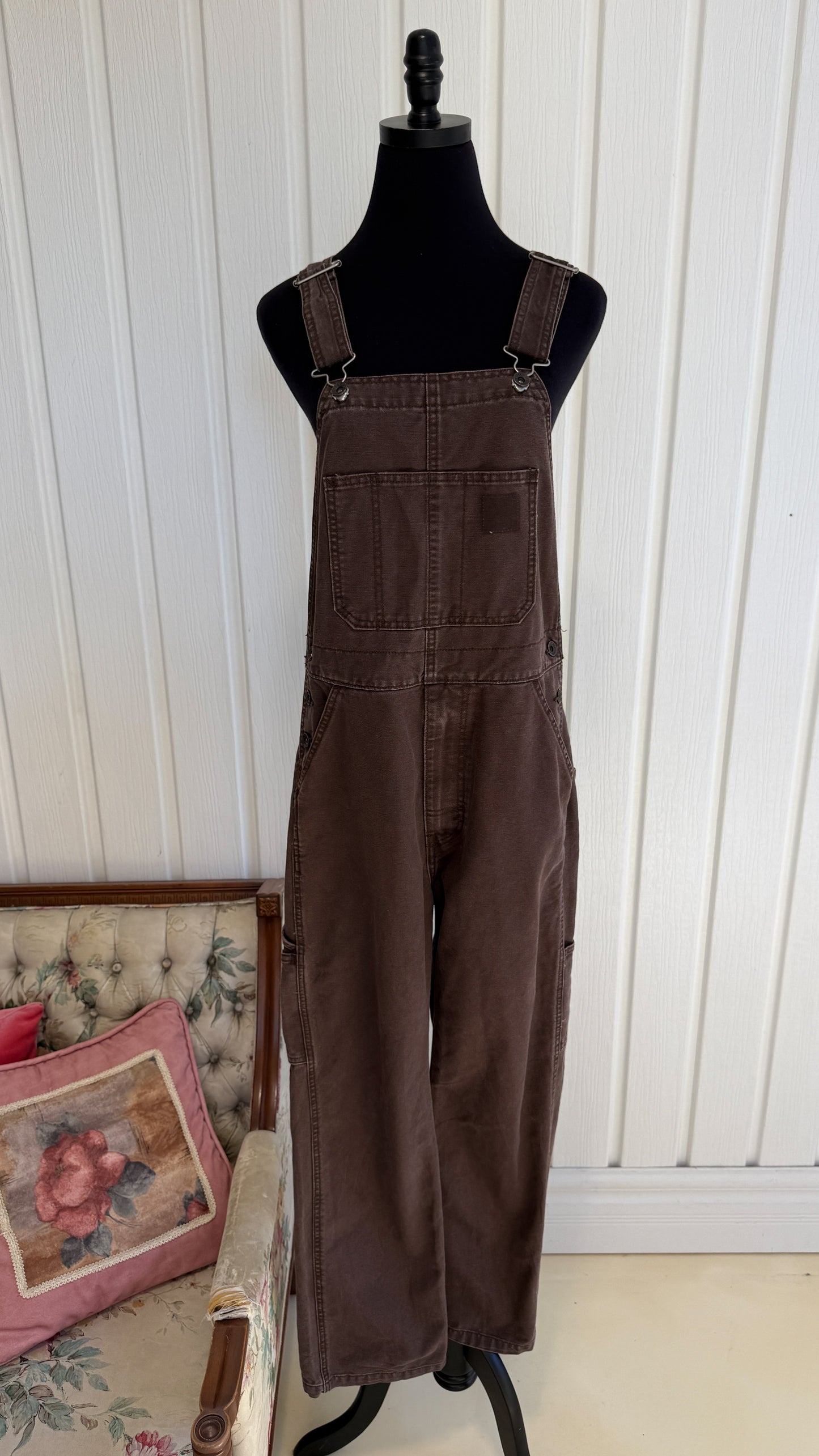 Salopette en jeans brun Levis- small