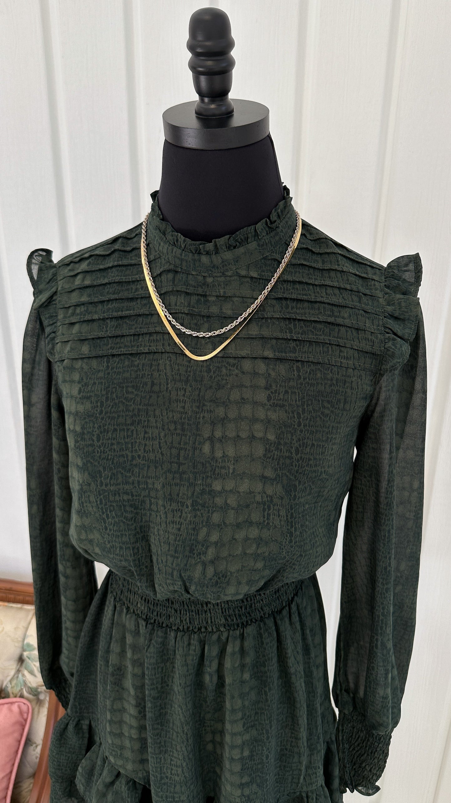 Robe verte Dynamite- x-small