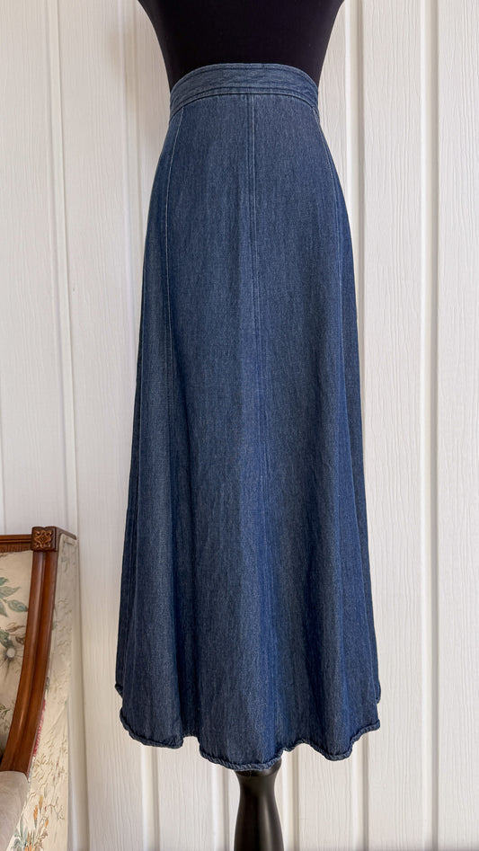 Jupe en jeans évasée - small