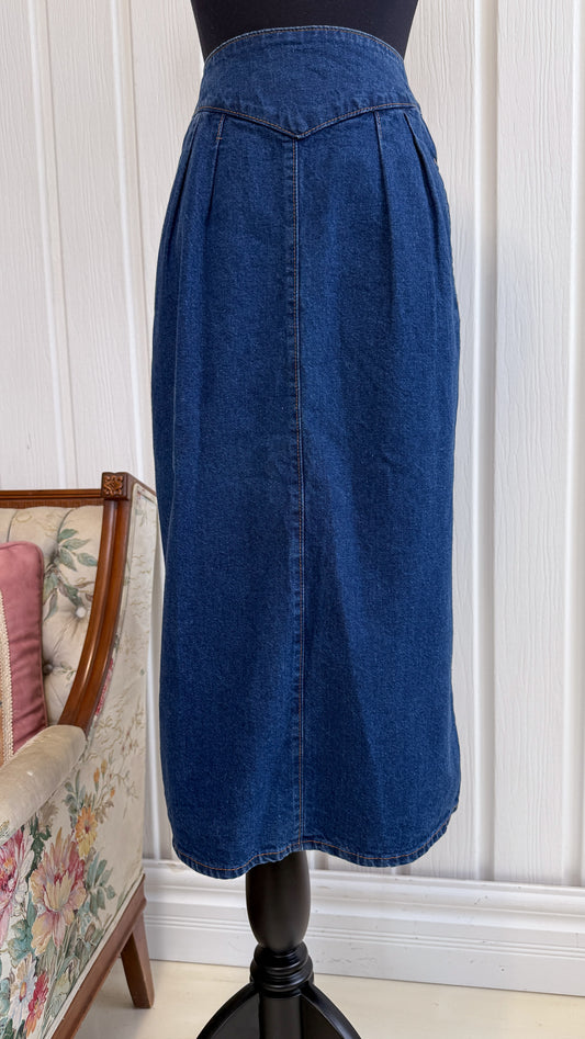 Jupe en jeans droite- small