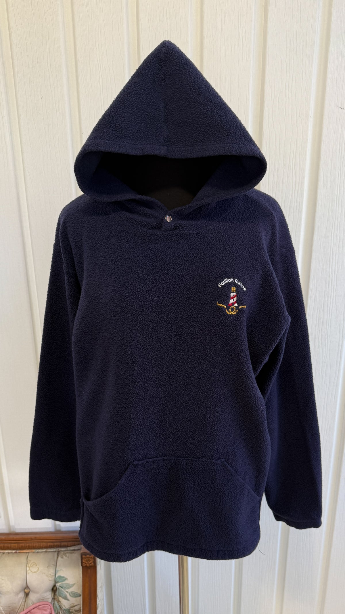 Chandail en polar marine Forillon Gaspé- medium