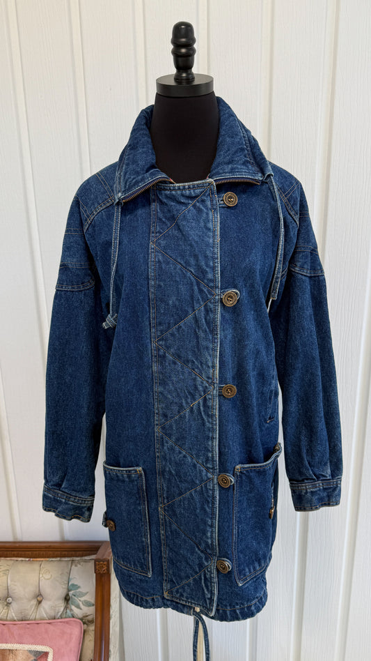 Manteau en jeans oversize- small