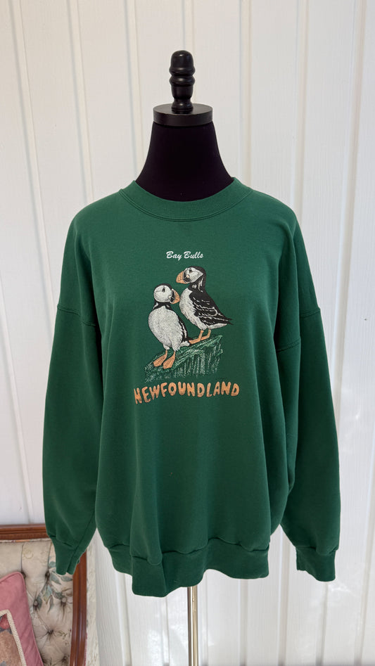 Chandail crewneck vert Newfoundland- x-large