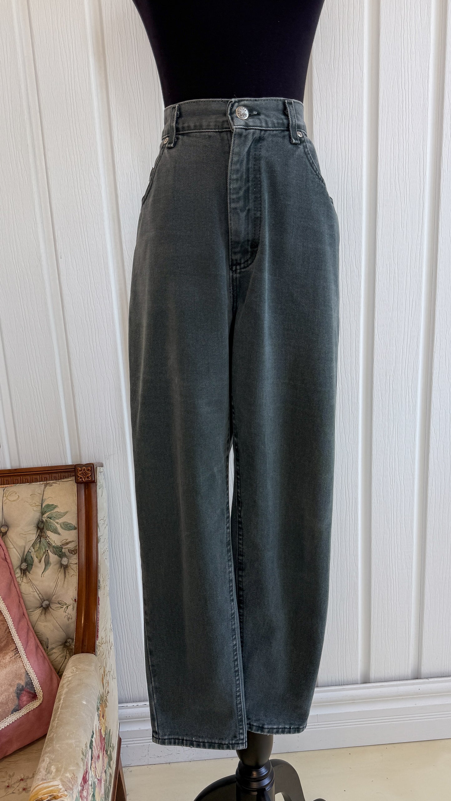 Jeans deoit gris/vert Lee- medium