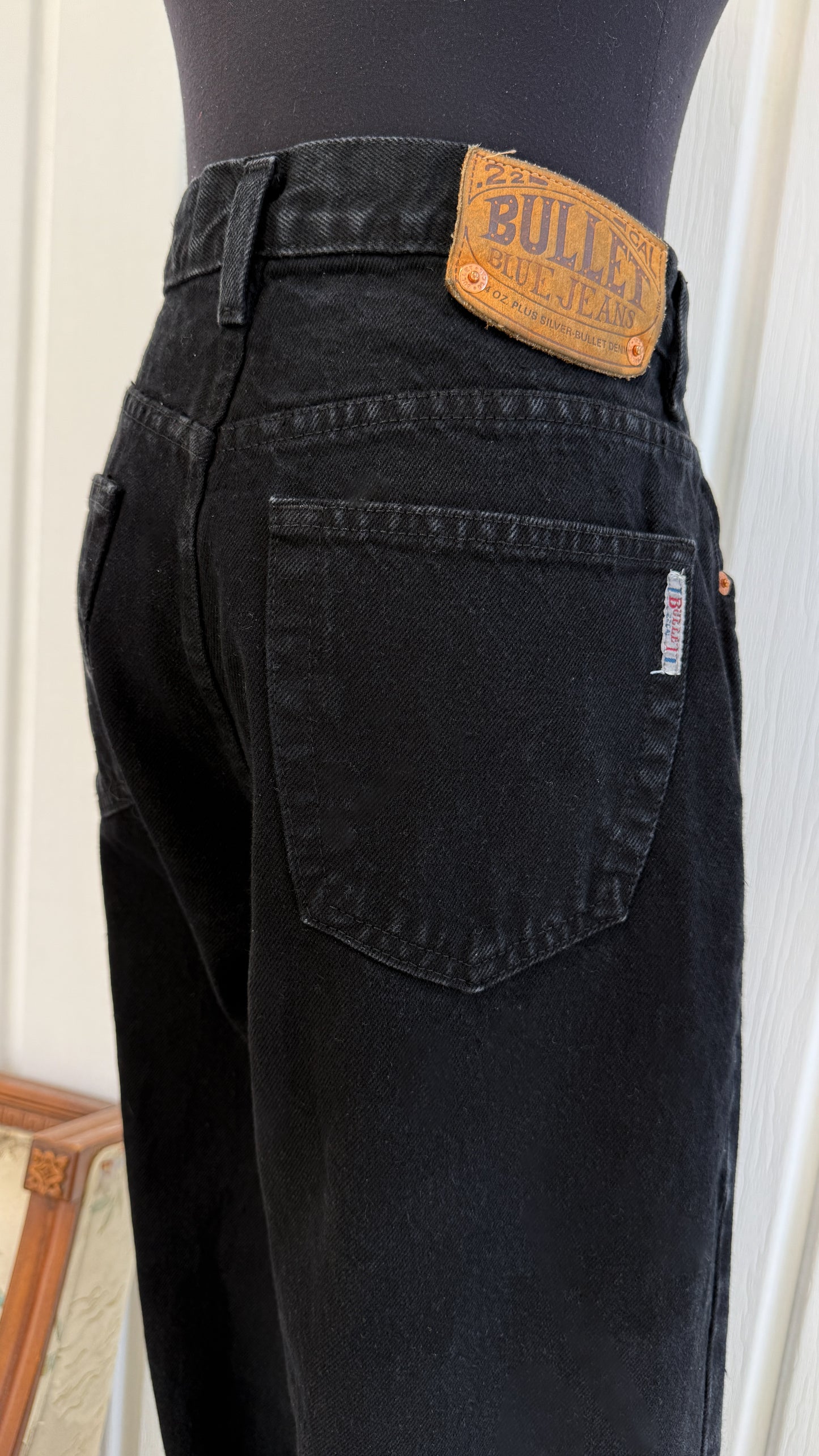 Jeans noir droit Bullet- medium