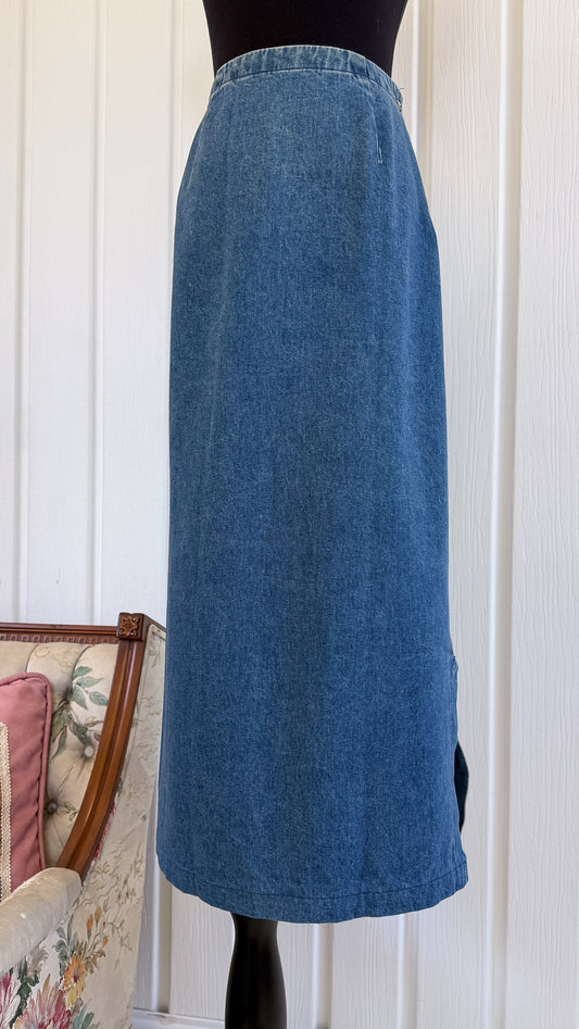 Jupe en jeans Eddie Bauer- medium