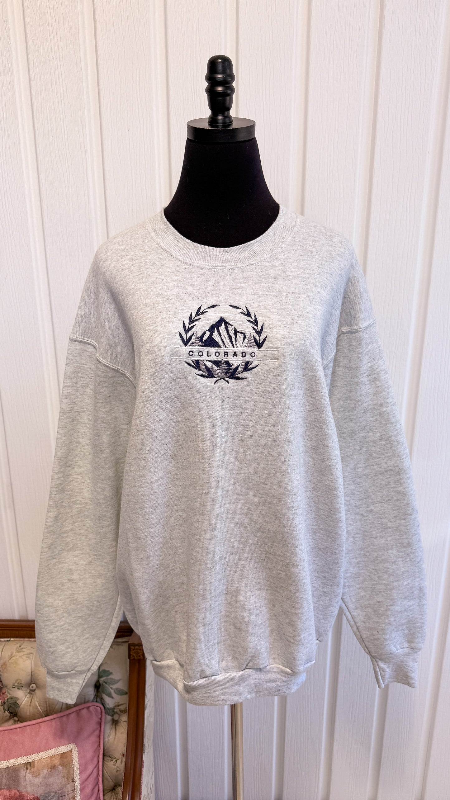 Chandail crewneck gris Colorado- large