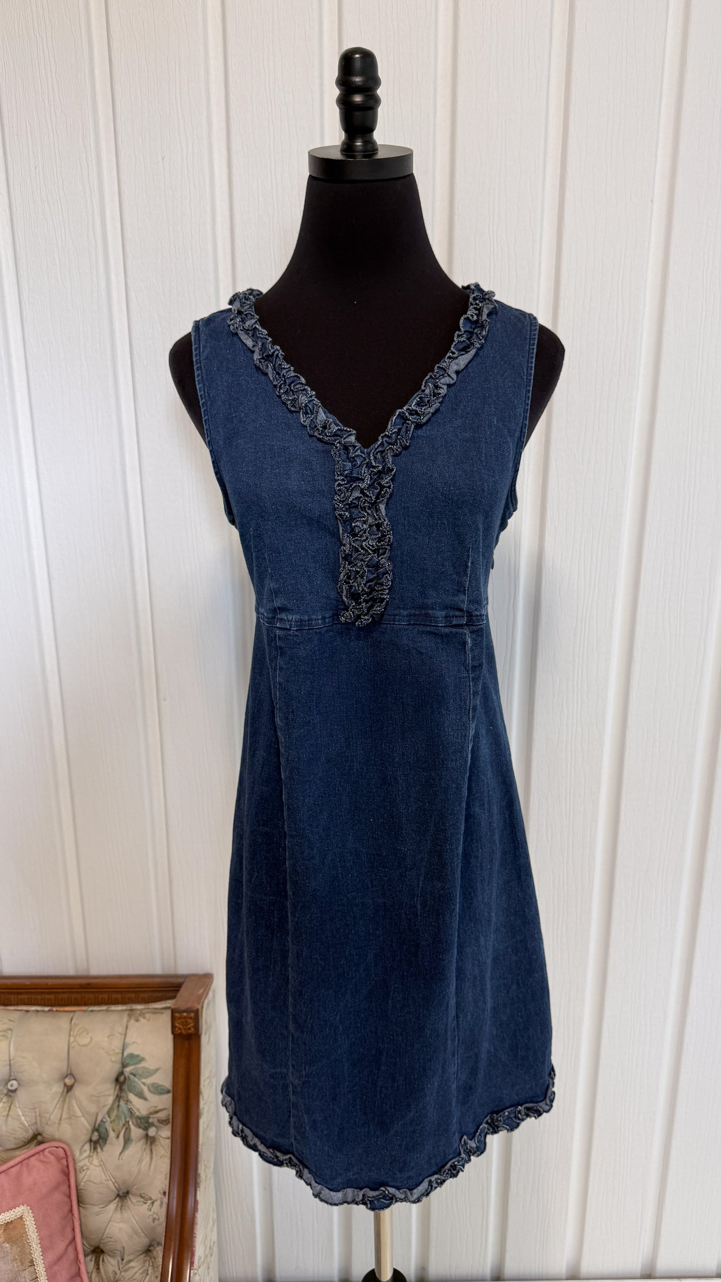 Robe en jeans foncé- small