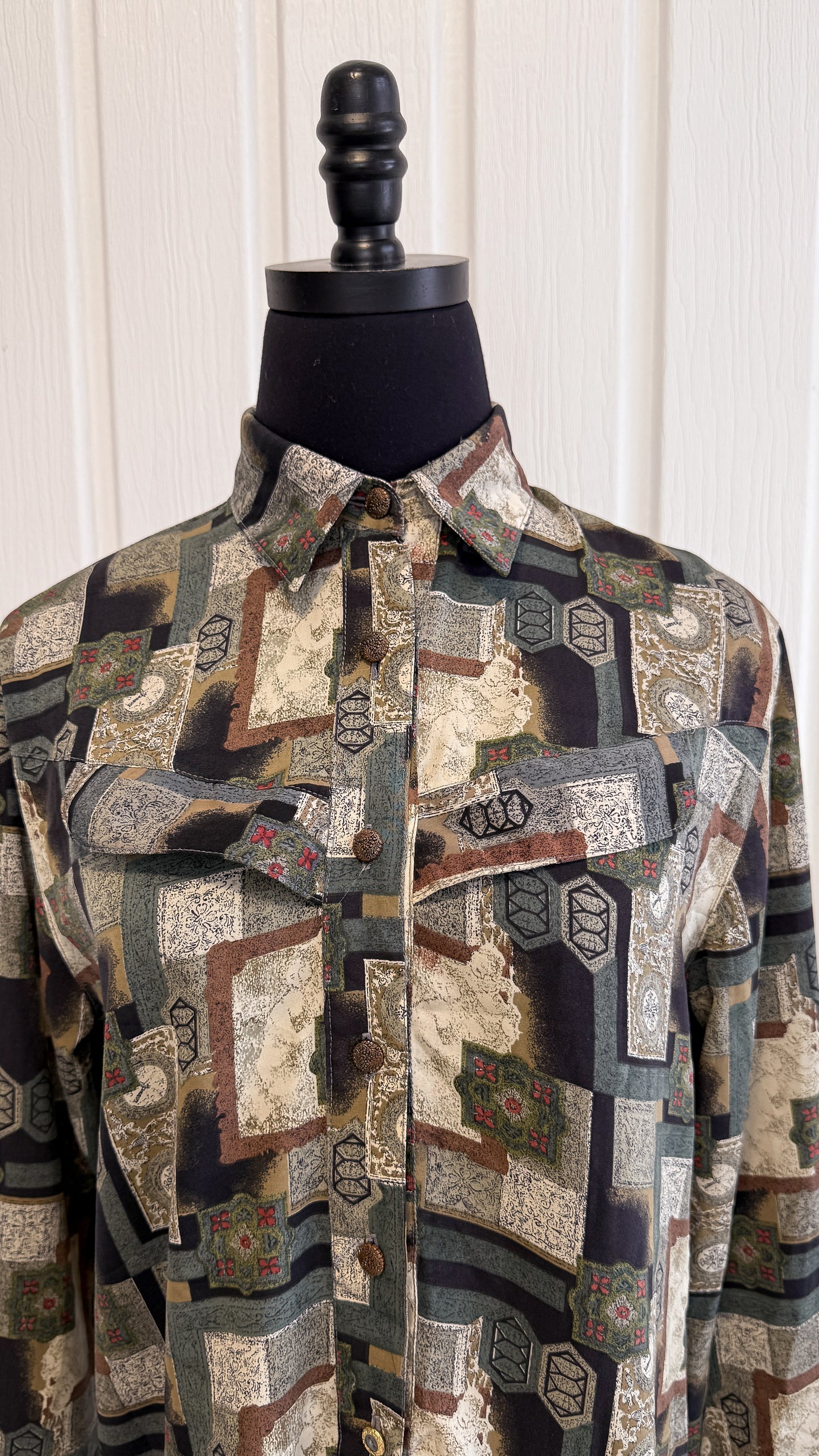 Chemisier motifs géometriques- small