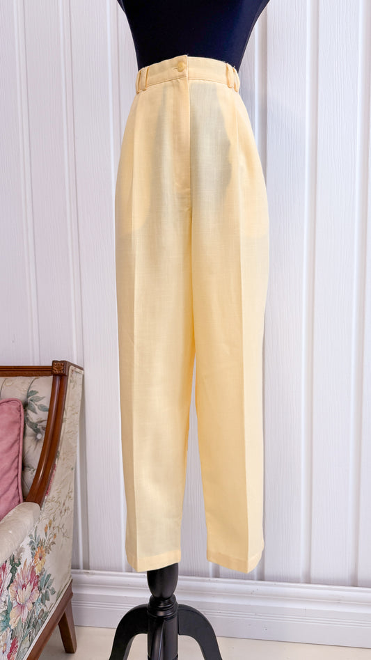 Pantalons trouser jaune- large