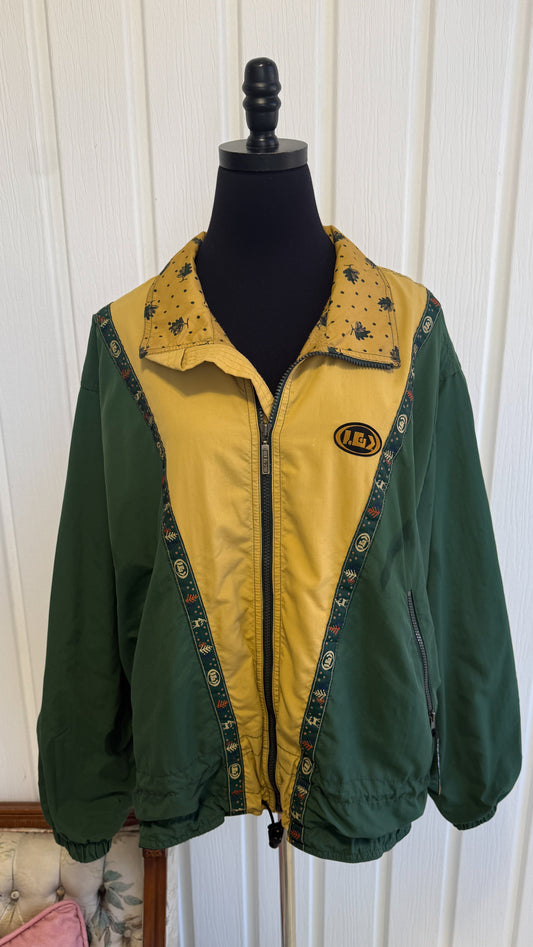 Manteau vert et jaune Louis Garneau- large