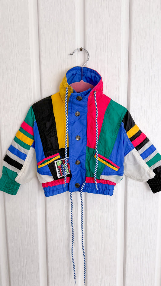 Enfants- Manteau coupe-vent néon- 18m