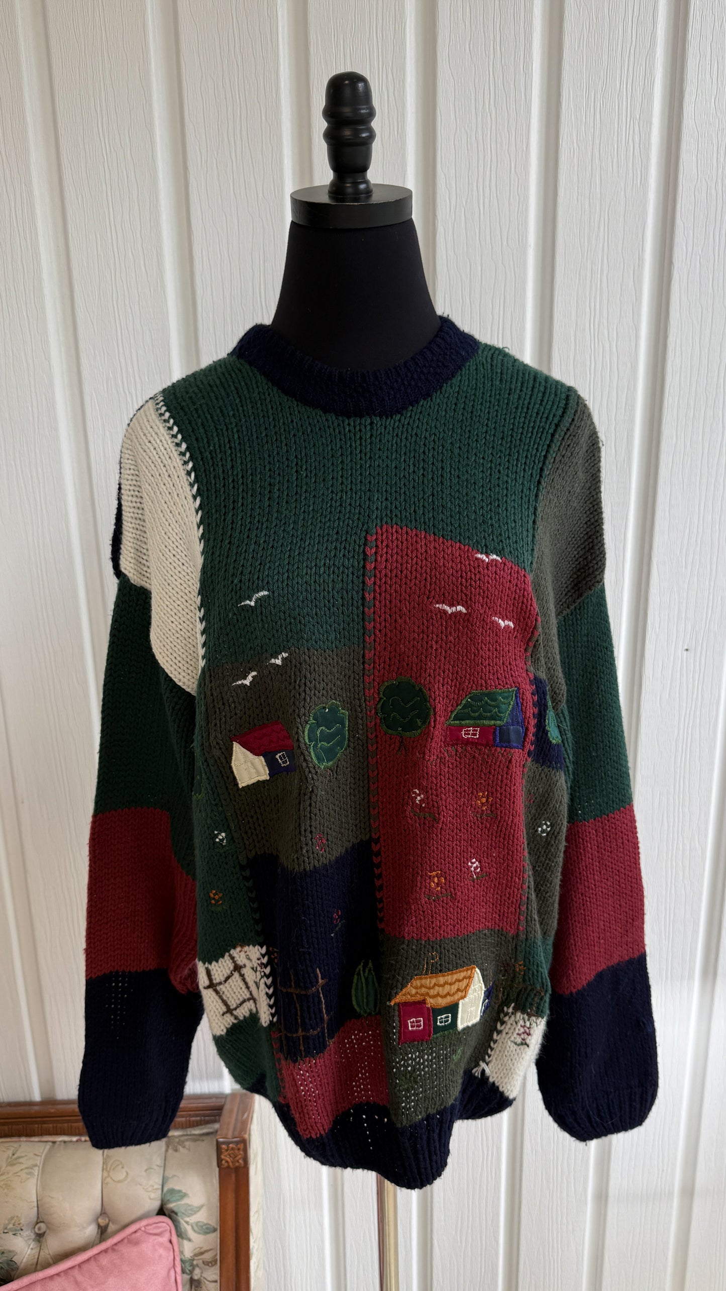 Chandail tricot campagne - medium