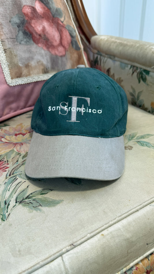 Casquette verte San Francisco