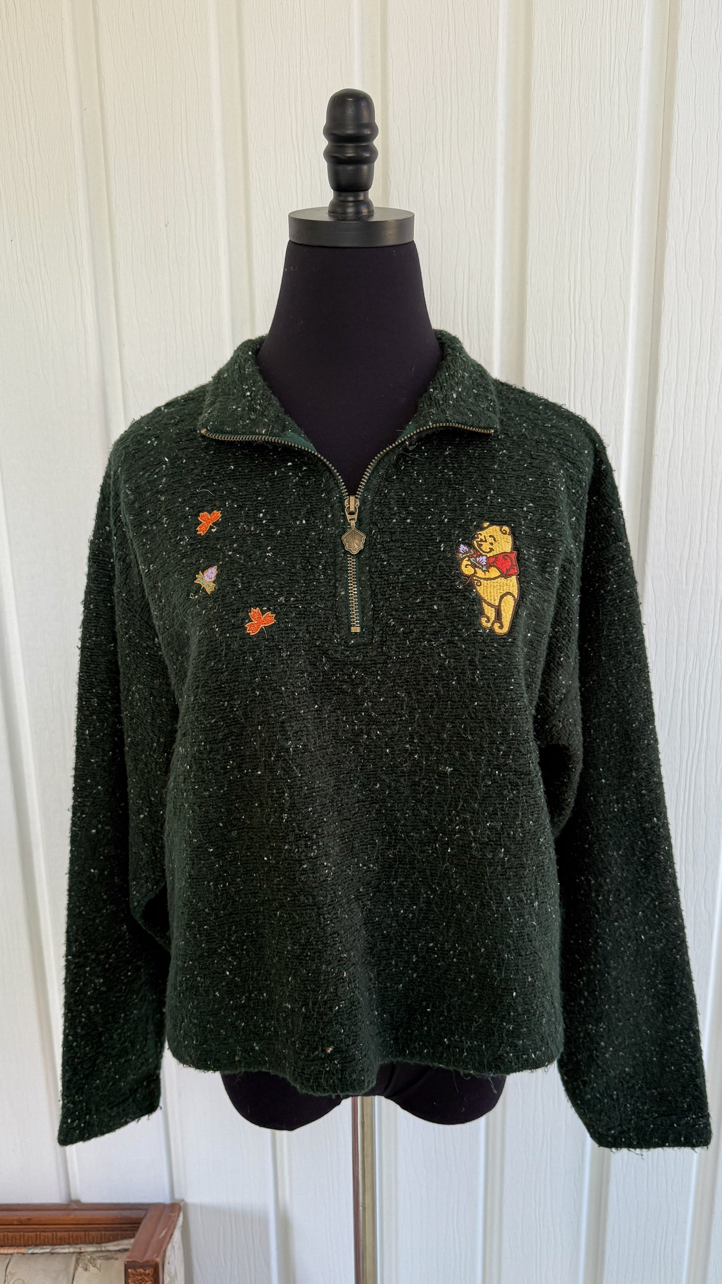 Chandail en polar vert Winnie The Pooh- medium