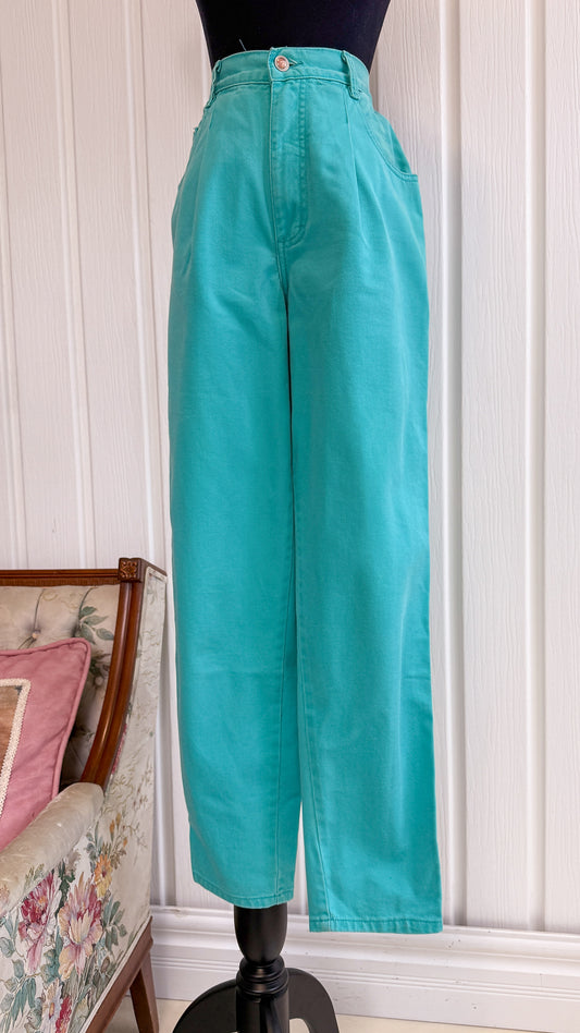 Jeans turquoise Gloria- small