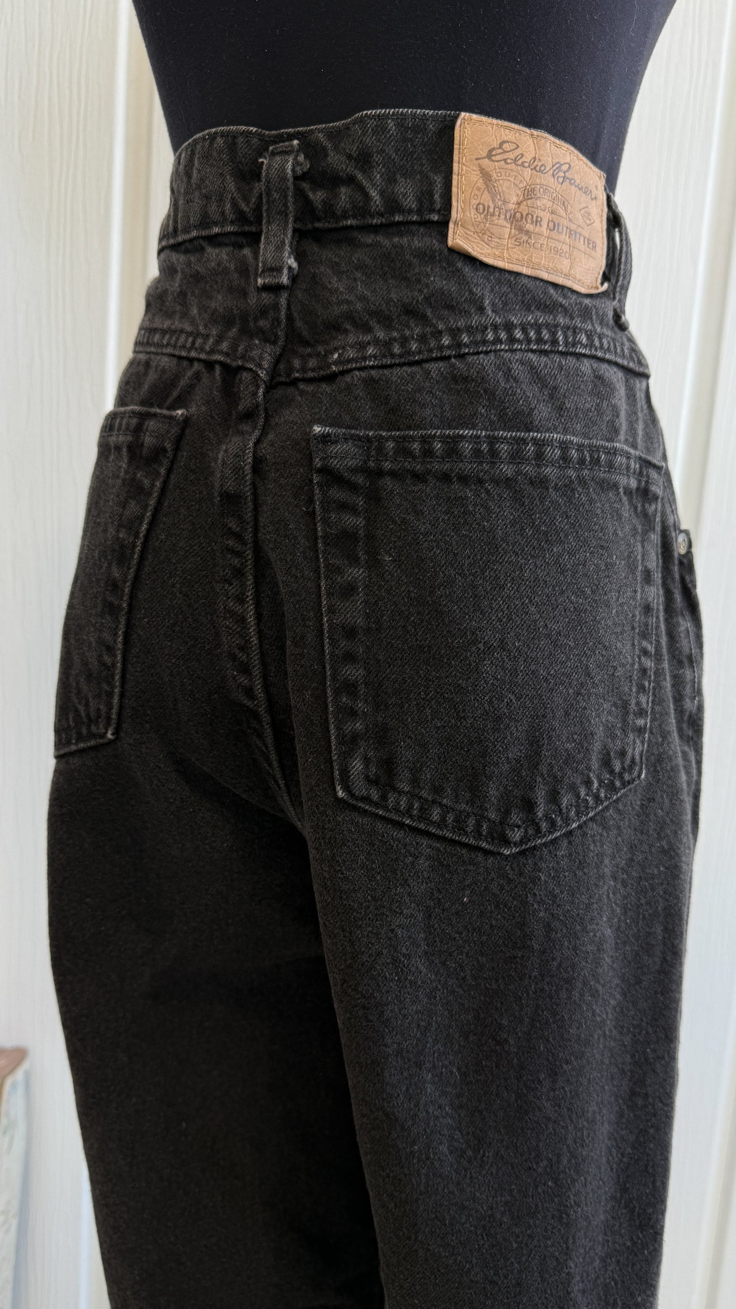 Jeans baggy noir Eddie Bauer- medium