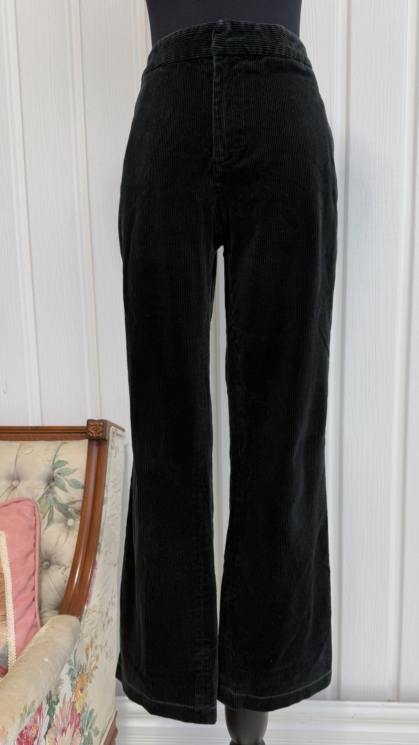 Pantalons en corduroy marine- small